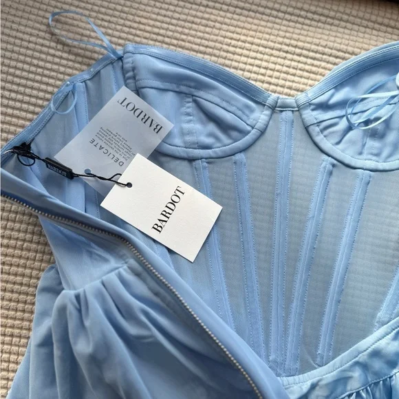 New! BARDOT Cinderella Hart corset mini dress - Picture 10 of 11